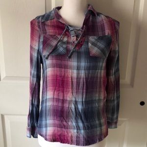 4/$20 Purple, Blue And Pink Shirt